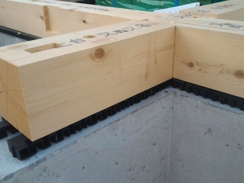 べた基礎、基礎パッキン