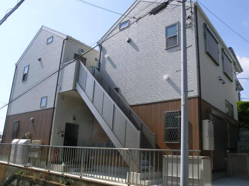 屋外ユニット階段